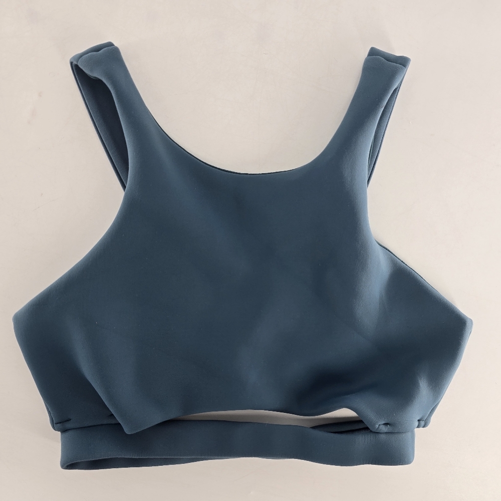 Cleo Harper‎ Blue Fitted Crop Tank Top